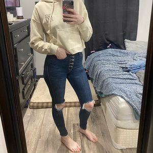 Ultra High-Rise Kancan skinny jean.